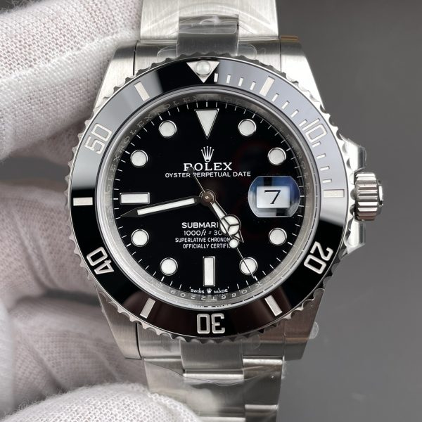 VS Factory Rolex Submariner Date “Black Submariner” 41mm (126610LN) — front product view