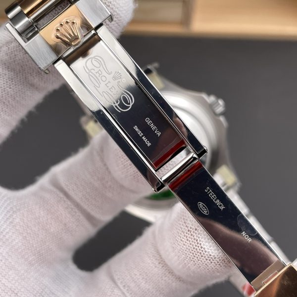 VS Factory Rolex Yacht-Master 40mm Two-Tone Rose Gold Chocolate Dial Rose Gold Bezel Oyster Bracelet… — detail view 8