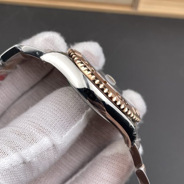 VS Factory Rolex Yacht-Master 40mm Two-Tone Rose Gold Chocolate Dial Rose Gold Bezel Oyster Bracelet… — detail view 6