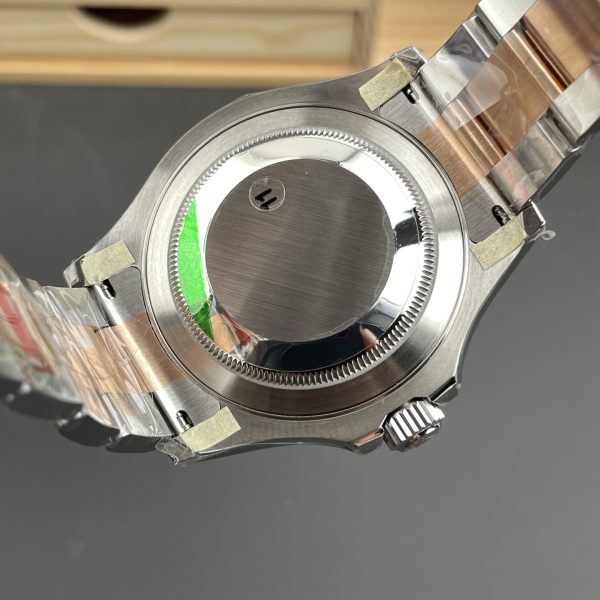 VS Factory Rolex Yacht-Master 40mm Two-Tone Rose Gold Chocolate Dial Rose Gold Bezel Oyster Bracelet… — detail view 9