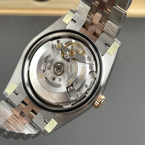VS Factory Rolex Datejust 36mm Two-Tone Rose Gold Slate Grey”Wimbledon” Dial Fluted Bezel Jubilee… — detail view 6
