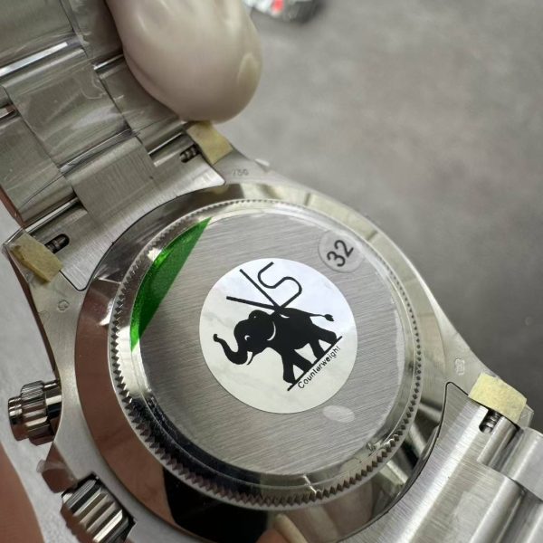 VS Factory Rolex Cosmograph Daytona White Gold Blue Dial (116509) — detail view 7