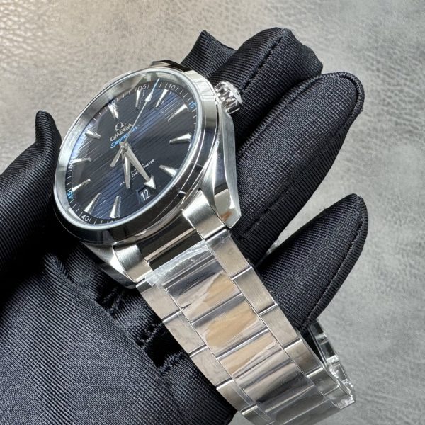 VS Factory Omega Seamaster Aqua Terra 150M 41mm Blue Teak Dial Smooth Bezel (220.10.41.21.03.001) –… — detail view 7