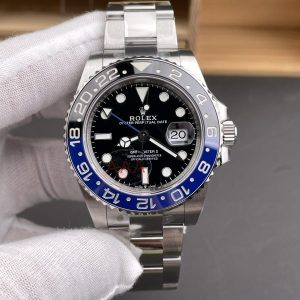 VS Factory Rolex GMT-Master II “Batman” Black/Blue Ceramic Bezel Oyster Bracelet (m126710blnr-0003) — front product view