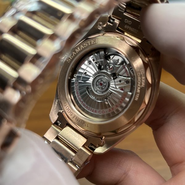 VS Factory Omega Seamaster Aqua Terra 150M 41.5mm Full Red Gold Grey Dial (231.50.42.21.06.002) — detail view 4