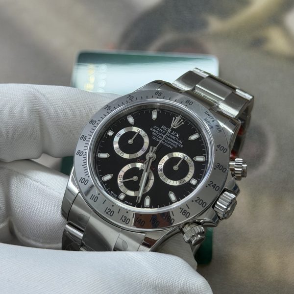 VS Factory Rolex Cosmograph Daytona 40mm Black Dial (116520) — detail view 3