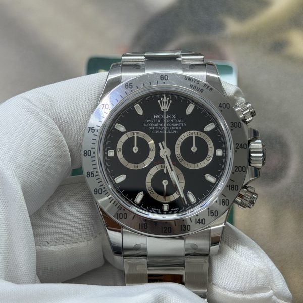 VS Factory Rolex Cosmograph Daytona 40mm Black Dial (116520) — detail view 1
