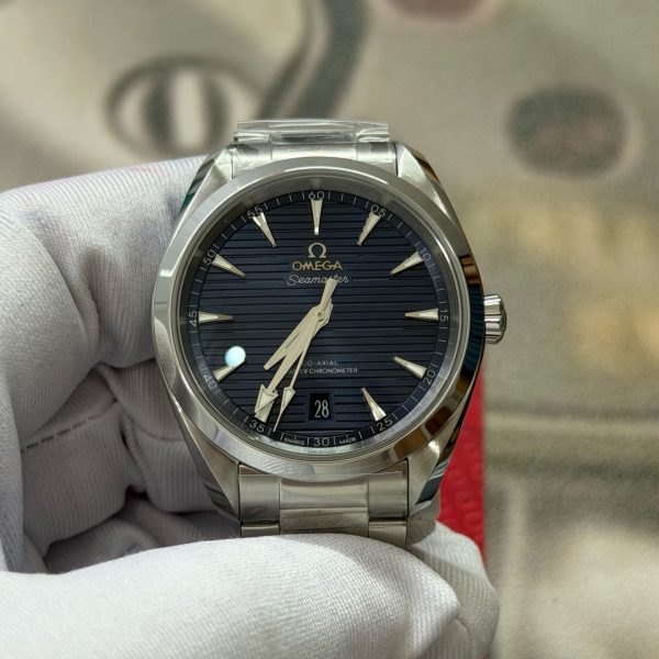 VS Factory Omega Seamaster Aqua Terra 150M 38mm Blue Teak Dial (220.10.38.20.03.001) — front product view