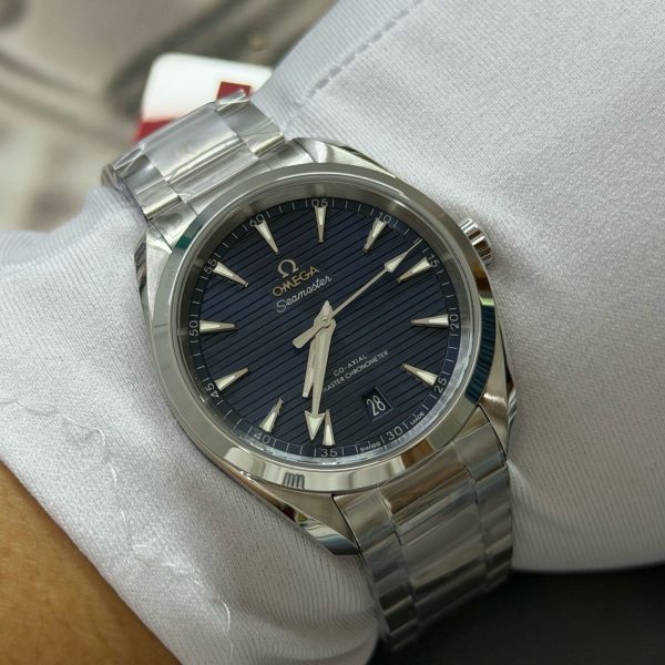 VS Factory Omega Seamaster Aqua Terra 150M 38mm Blue Teak Dial (220.10.38.20.03.001) — detail view 9