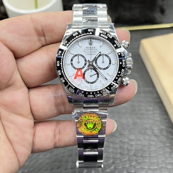 VS Factory Rolex Cosmograph Daytona “Panda” White Dial (126500LN) — front product view