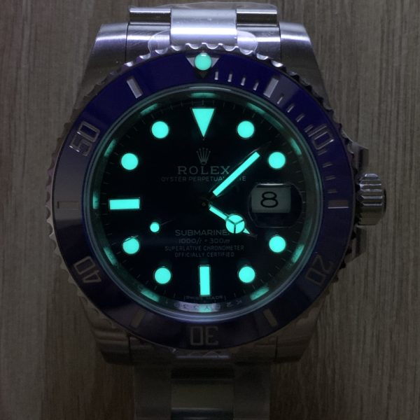 VS Factory Rolex Submariner Date “Smurf” Blue 40mm (116619LB) — detail view 9