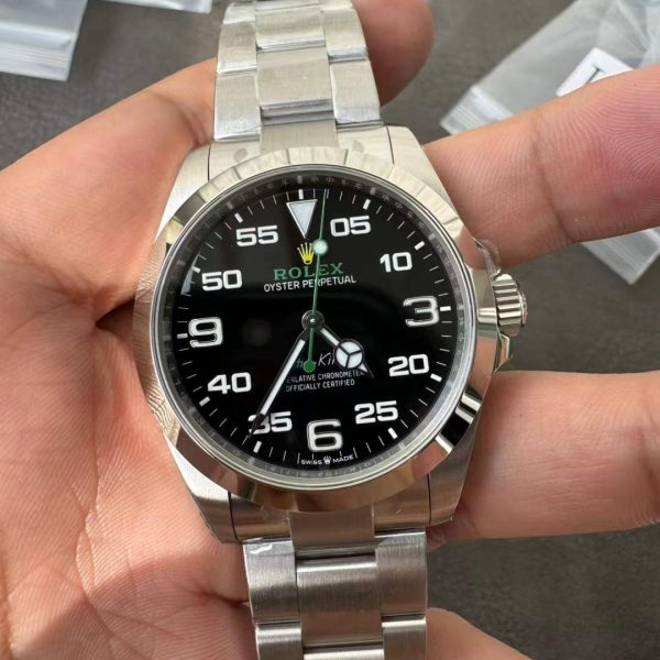 VS Factory Rolex Air-King Ref. 126900 “Aviation Dashboard” — front product view