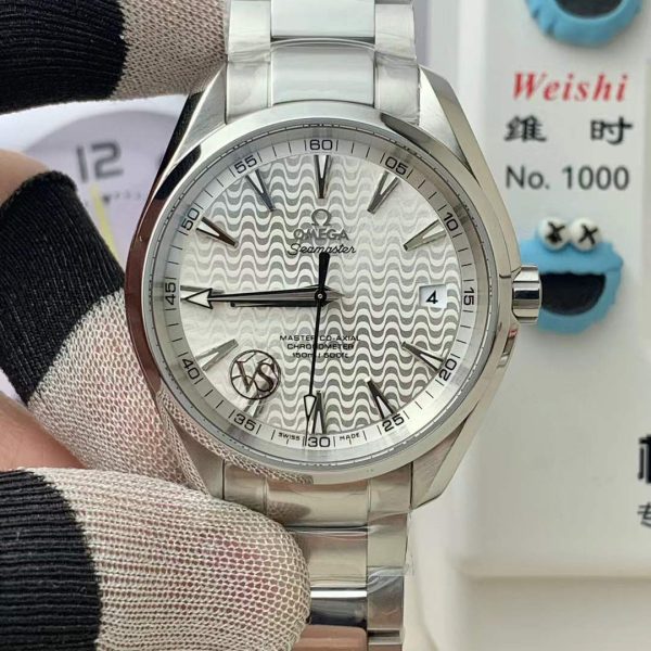 VS Factory Omega Seamaster Aqua Terra 150M “Silver Wave” (231.10.42.21.02.006) — front product view