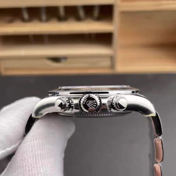 VS Factory Rolex Cosmograph Daytona 40mm Blue Dial White Gold (126509) — detail view 3