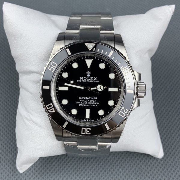 VS Factory Rolex Submariner “No-Date” Black 41mm (124060) — front product view