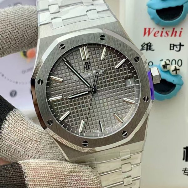 VS Factory Audemars Piguet Royal Oak 41mm Grey Dial (15500ST) — detail view 2