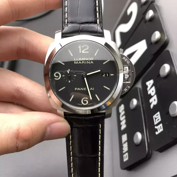 Panerai Luminor PAM00312 VSF Replica Watch — 44mm, Black Dial, Leather, P.9000