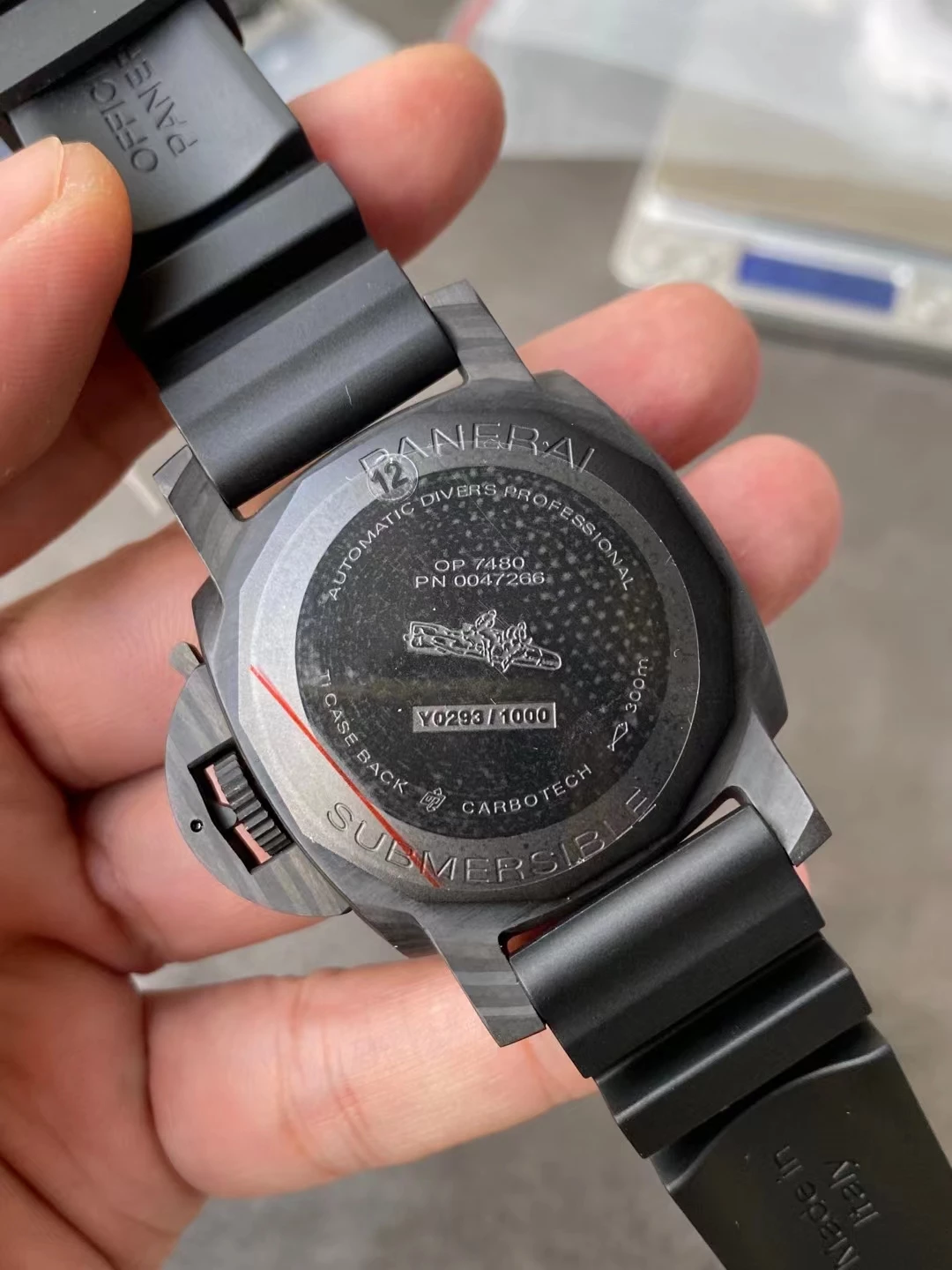 Panerai Submersible PAM02231 VSF Replica Watch — 42mm, Black Dial, Carbotech, Rubber, P.900 - Image 7