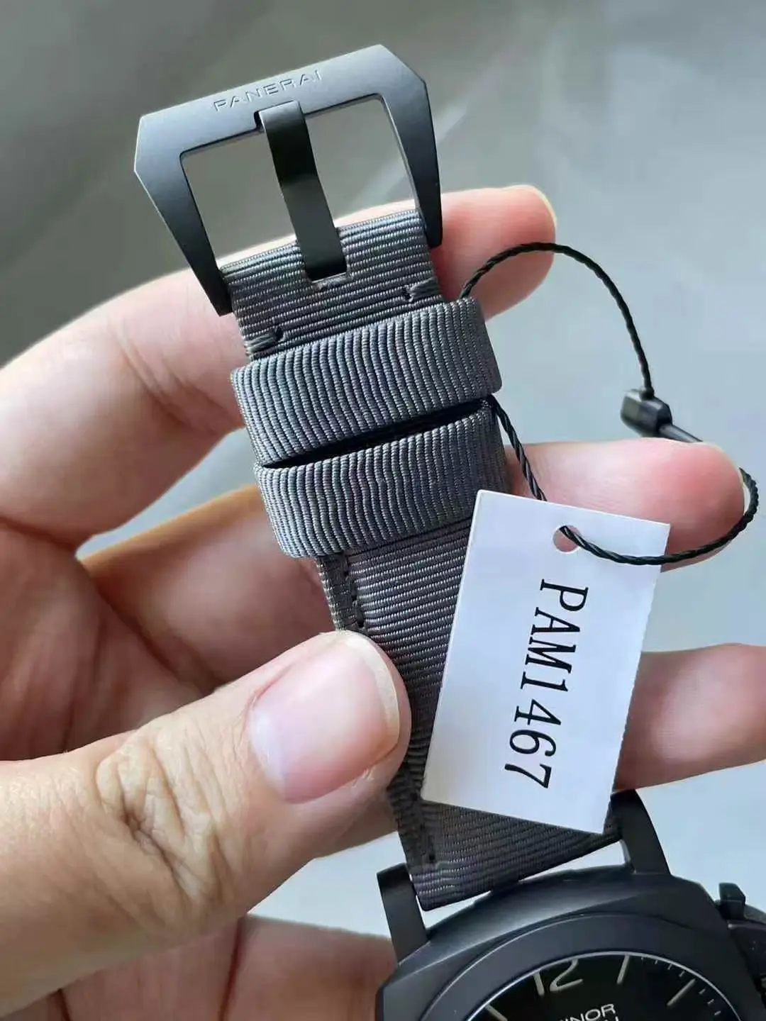 Panerai Luminor BiTempo PAM01467 VSF Replica Watch — 44mm, Gray Ombre Dial, Nylon, P.9010-Style GMT - Image 14