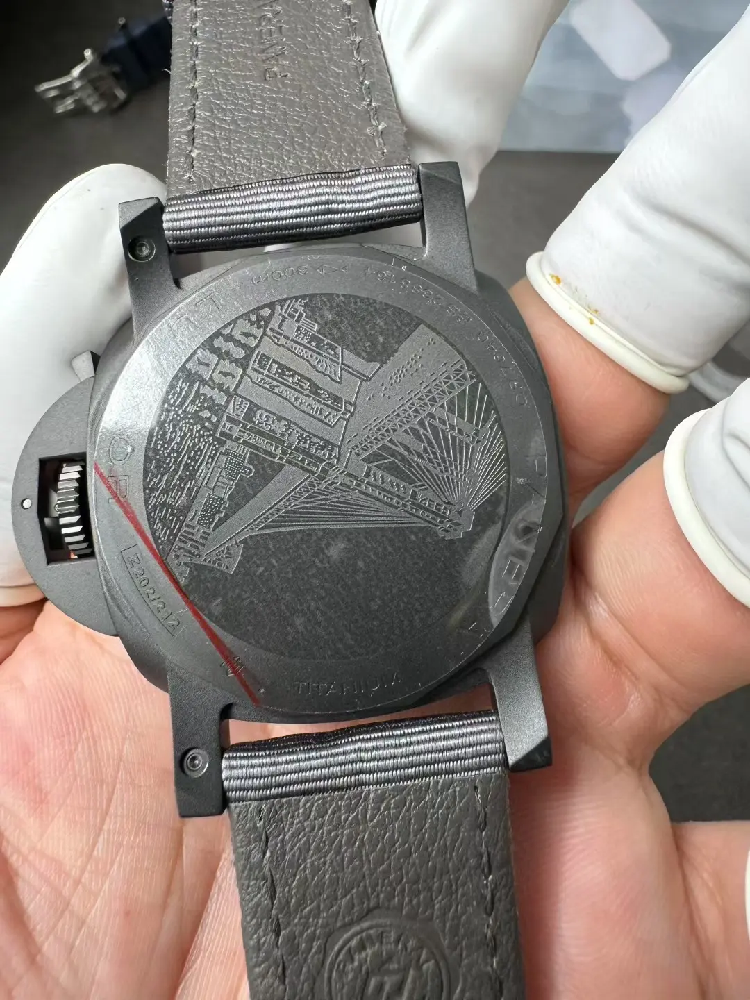 Panerai Luminor BiTempo PAM01467 VSF Replica Watch — 44mm, Gray Ombre Dial, Nylon, P.9010-Style GMT - Image 7