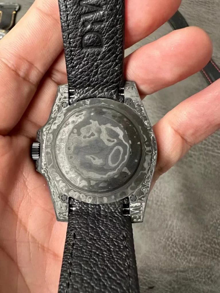 Rolex Submariner VSF Replica Watch — Forged Carbon Dial, Nylon, DiW Carbon Red Element, DD3135 - Image 7