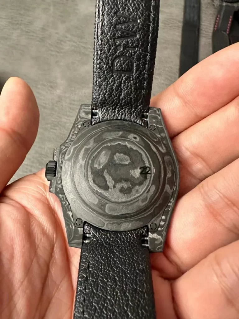 Rolex Submariner VSF Replica Watch — Forged Carbon Dial, Nylon, DiW Carbon Blue Element, DD3135 - Image 8