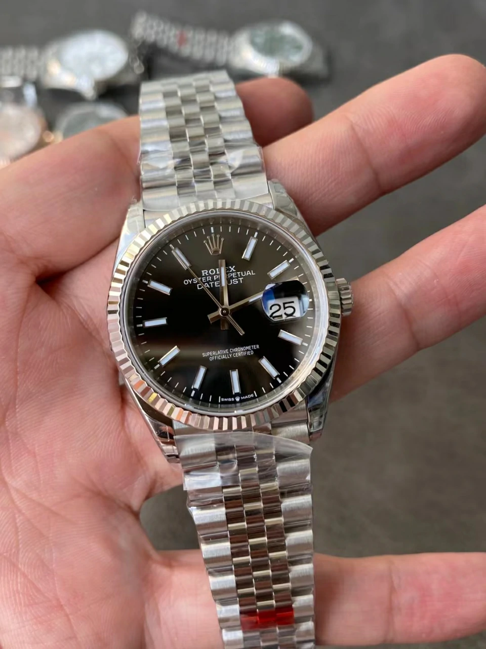 Rolex Datejust 36mm 116234 VSF Replica Watch — Black Dial, Jubilee, VS3235