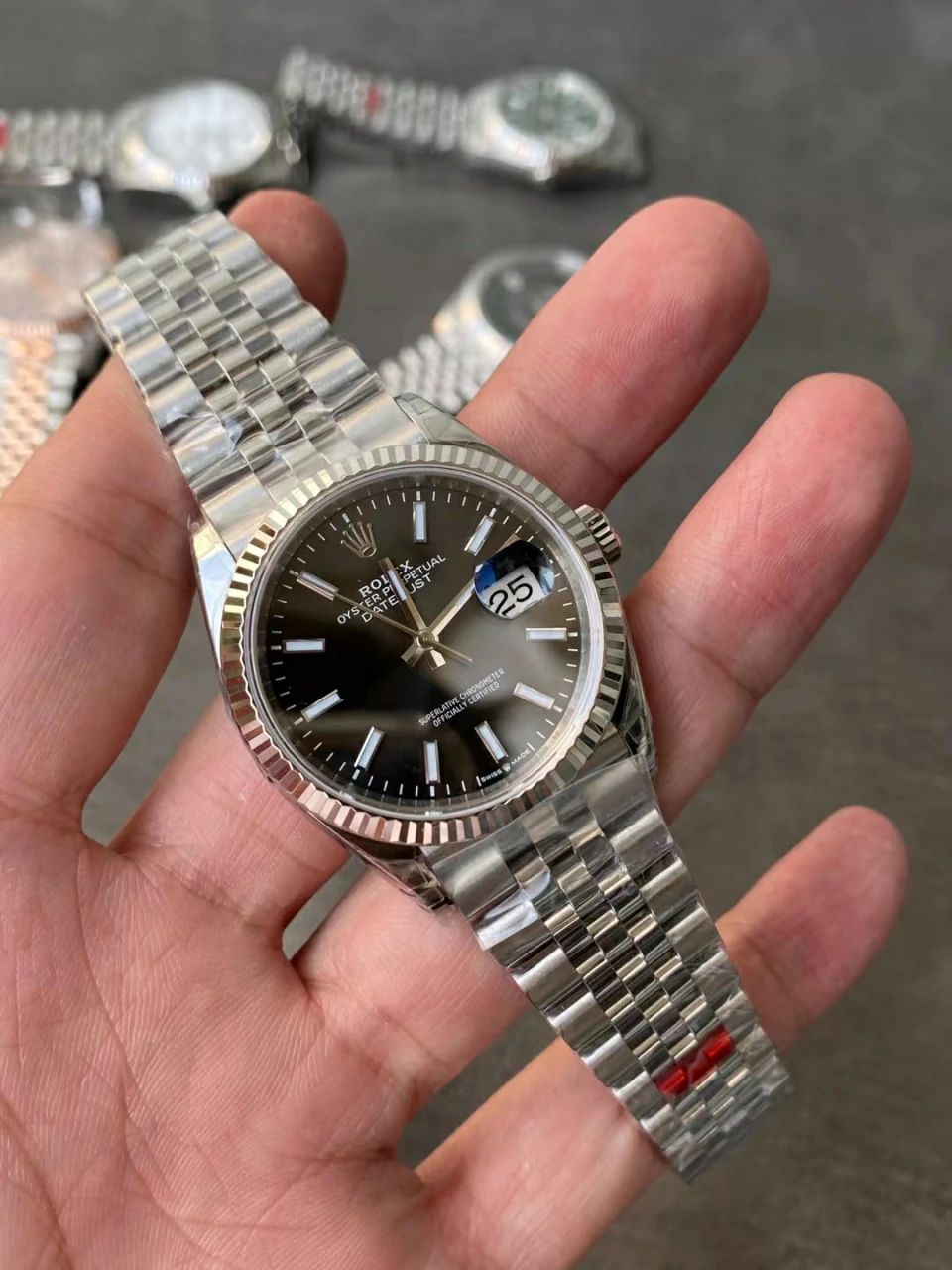 Rolex Datejust 36mm 116234 VSF Replica Watch — Black Dial, Jubilee, VS3235 - Image 2
