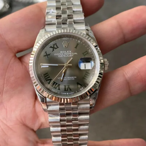 Rolex Datejust 36mm 116234 VSF Replica Watch — Wimbledon Dial, Jubilee, VS3235