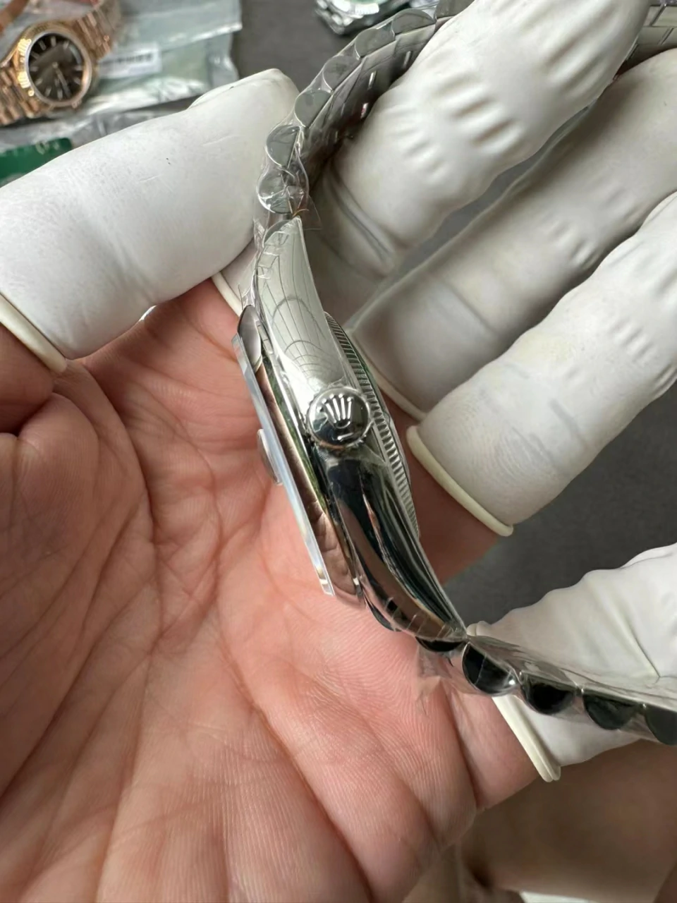 Rolex Datejust 36mm 126200 VSF Replica Watch — Wimbledon Dial, Smooth Bezel, Jubilee, DD3235 - Image 4
