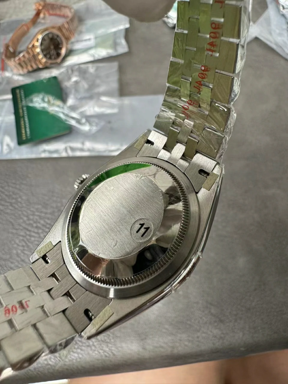 Rolex Datejust 36mm 126200 VSF Replica Watch — Wimbledon Dial, Smooth Bezel, Jubilee, DD3235 - Image 6